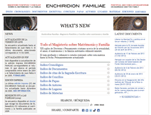 Tablet Screenshot of enchiridionfamiliae.com